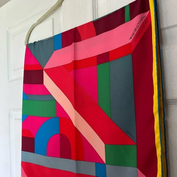 Hermes Carré 90 “Perspective Cavalière” silk scarf - Picture 5 of 12